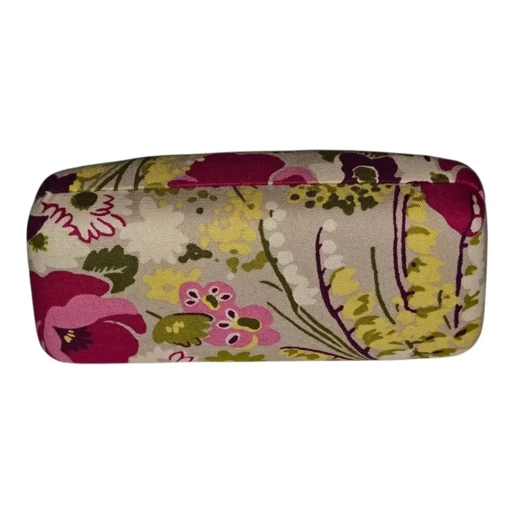 Vera Bradley Floral Clam Shell Sunglasses Case - Pink and Green New